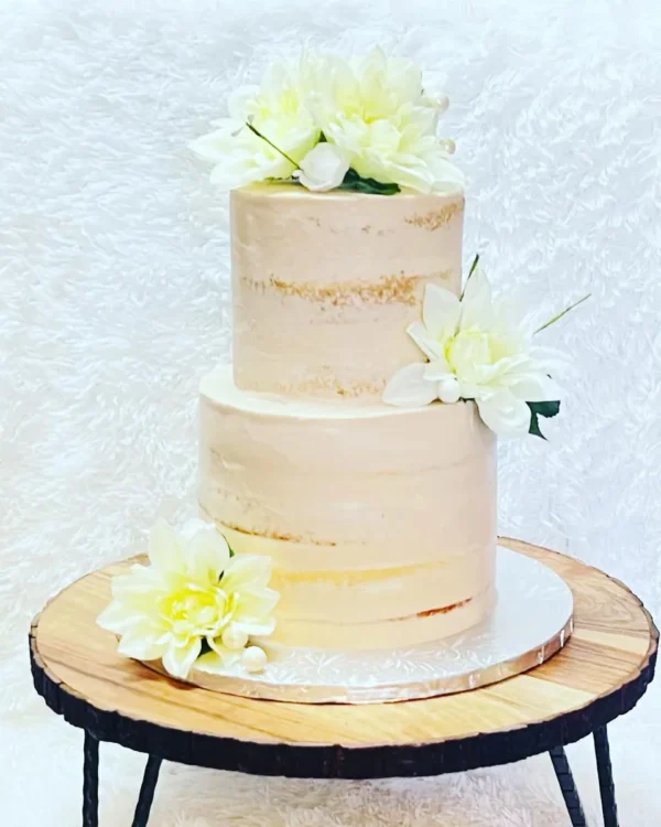 Semi-Naked Wedding Cake