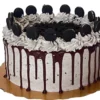 Vanilla Oreo Drip Cake